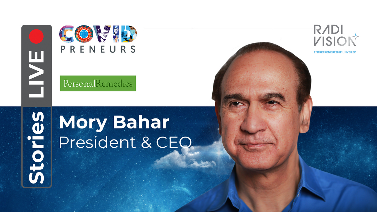 Personal Remedies, CEO, Mory Bahar speaks with Host, Ande Lyons
